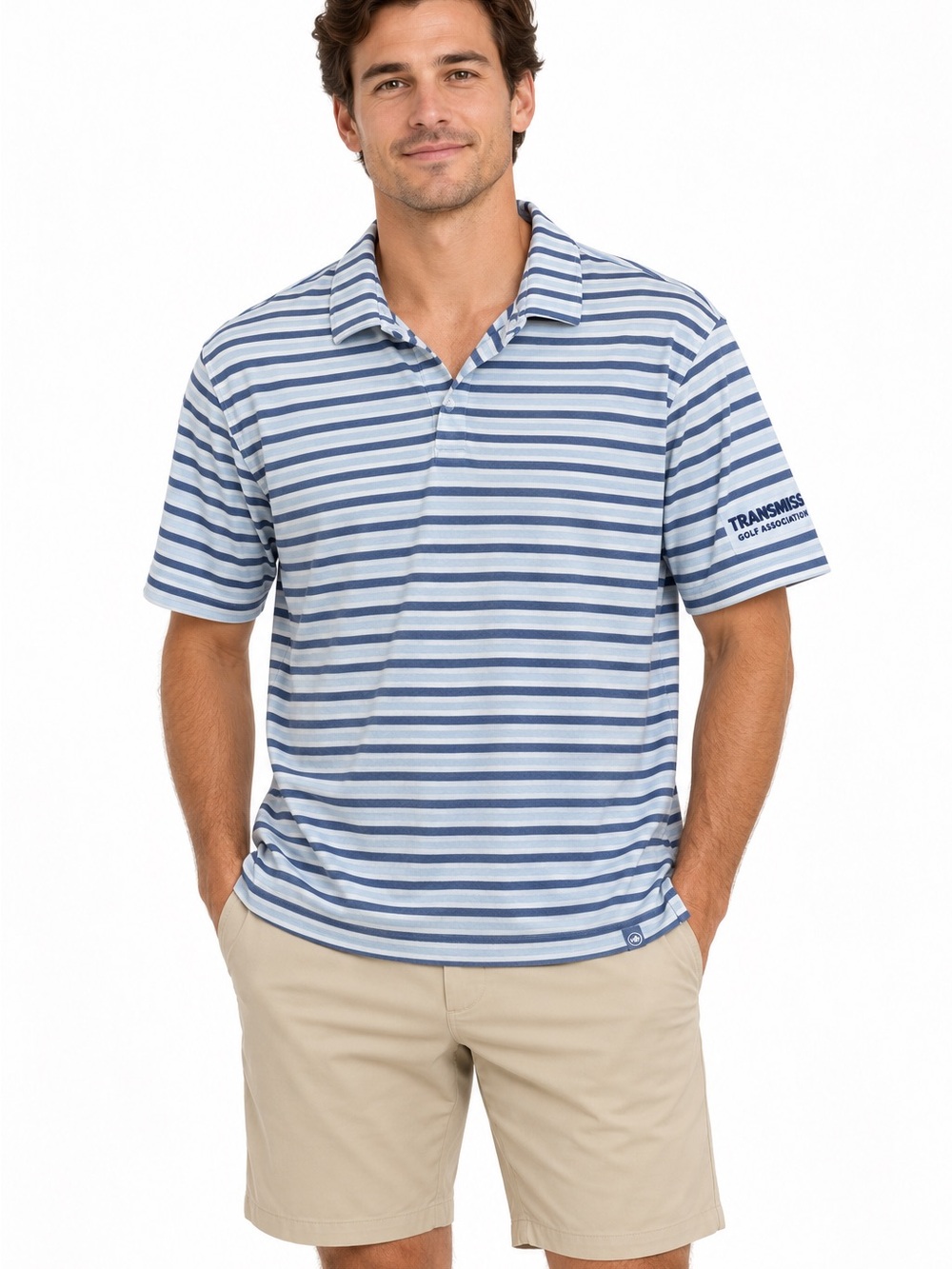 Peter Millar Golf Striped Polo Men’s M